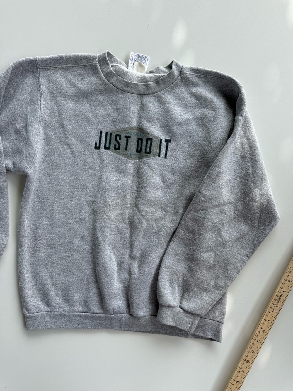 Vintage Nike Gray 'Just Do It' Crewneck Sweatshirt